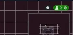 The live presence count and summon control in the top-right corner of Maps